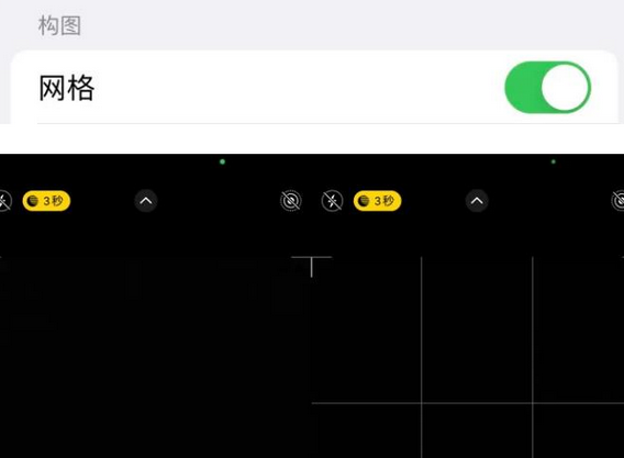 临海苹果手机维修网点分享iPhone如何开启九宫格构图功能