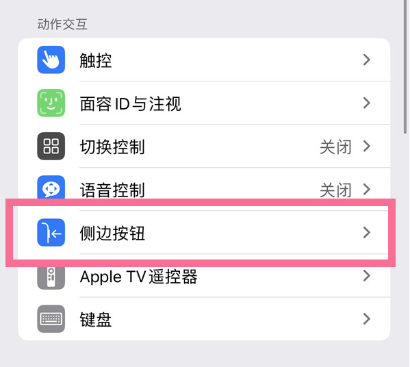 临海苹果14维修店分享iPhone14 Plus侧键双击下载功能关闭方法 