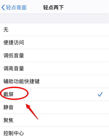 临海苹果手机维修分享iPhone12如何启用双击截屏 